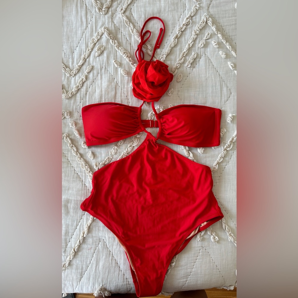 NWT Red J. Crew Swimsuit!